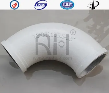 Concrete Boom Pump Wear Resistant Bend Pipe Monometallic Cast17