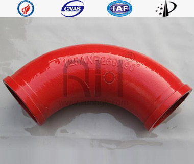 Concrete Boom Pump Wear Resistant Bend Pipe Monometallic Cast32