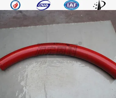 Stationary Concrete Pump Seamless Bend Pipe ST52 DN125  SK Flange_2