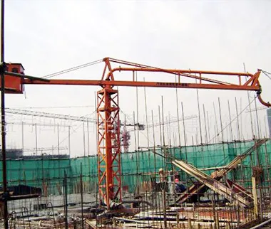 Бетонный укладочный стрела