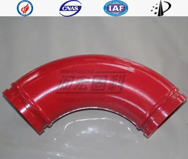 Другая изогнутая труба стационарного бетононасоса