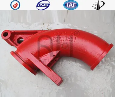 Шарнирное колено XCMG DN180 90&deg; нового типа